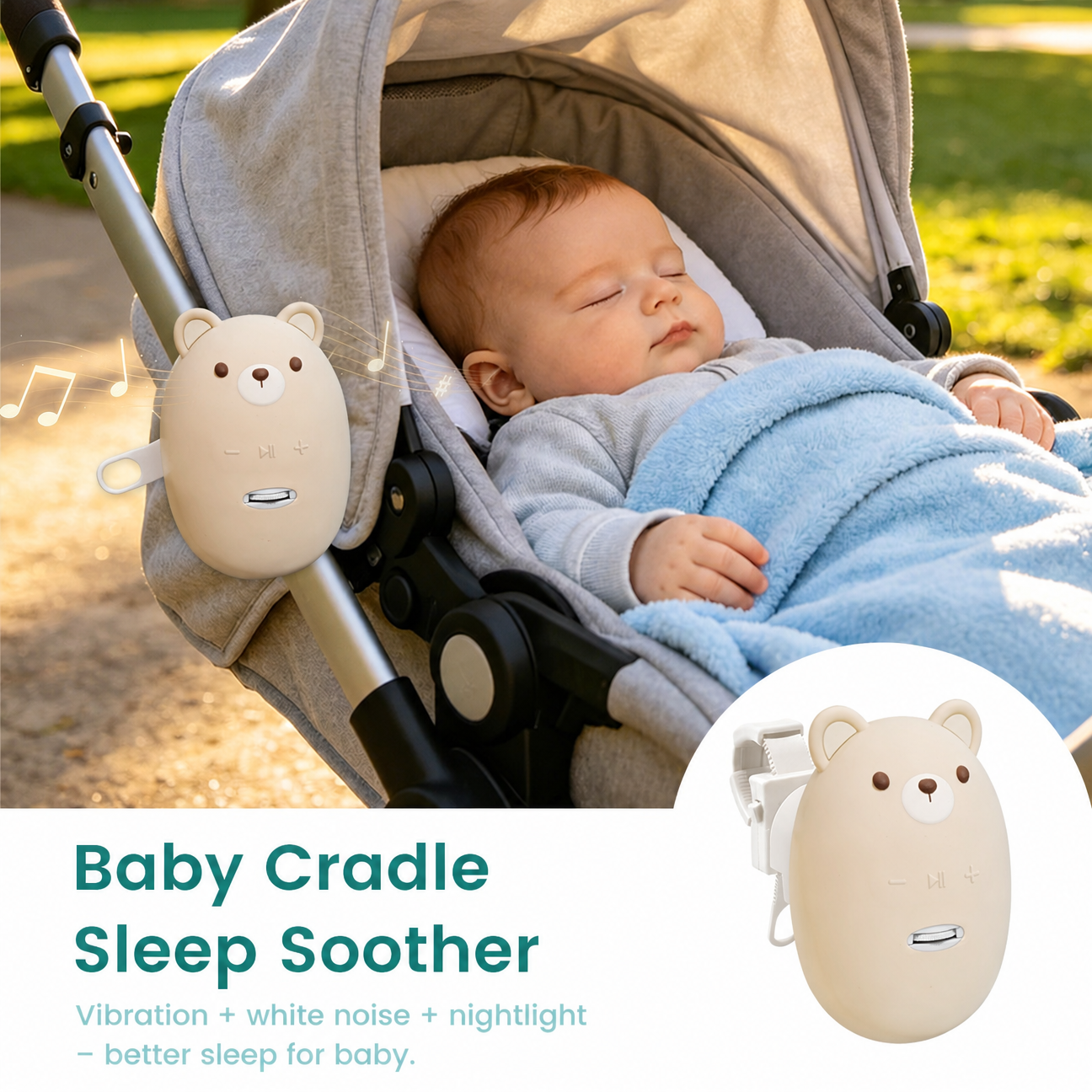 Bear shaped Babies Products Hands-Free Baby Stroller Rocker Device Newborn New Born Baby Products Accessories