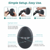 White Noise Baby Sleep Soother with Night Light Stroller Clip
