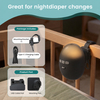 White Noise Baby Sleep Soother with Night Light Stroller Clip
